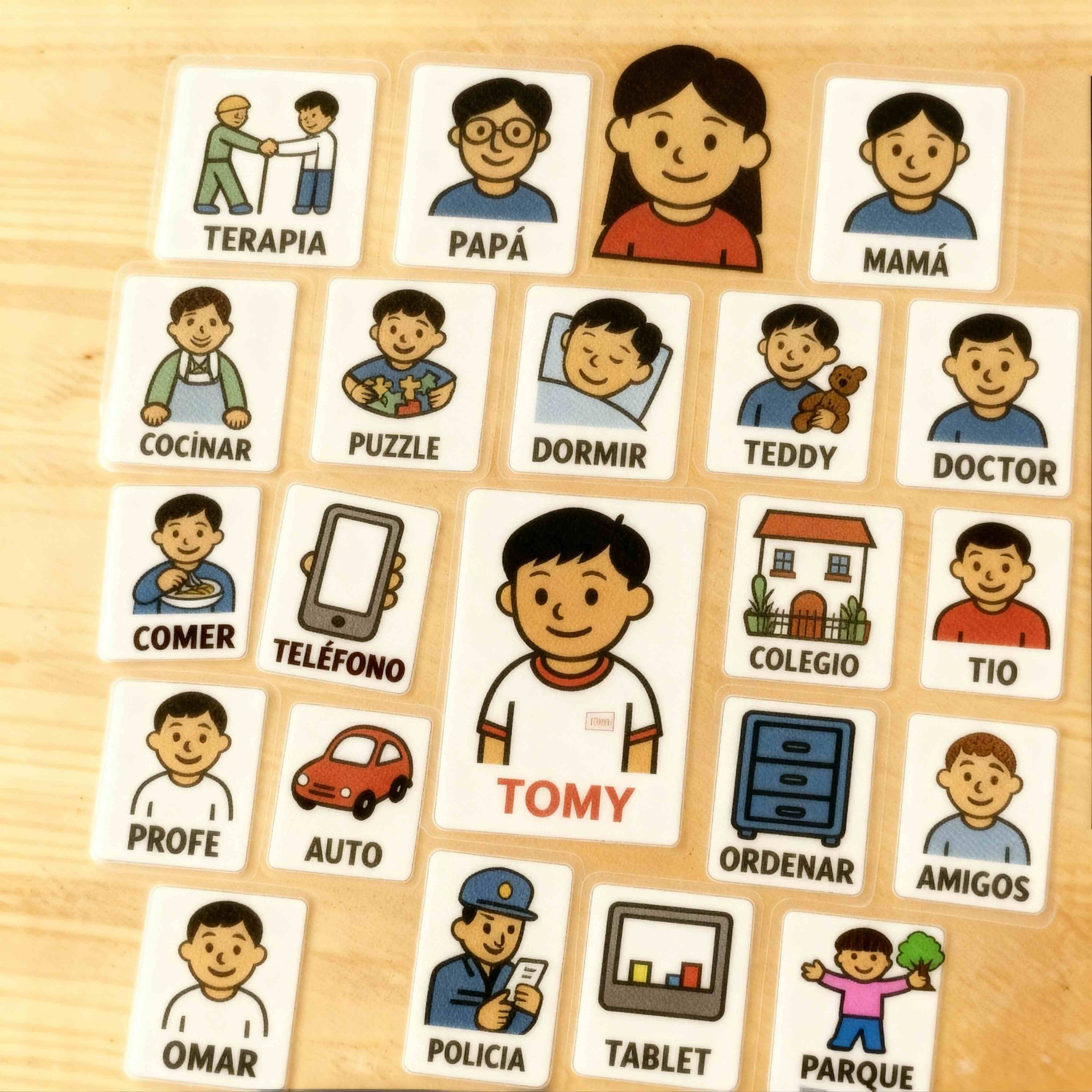 Pack Impreso de 30 pictogramas